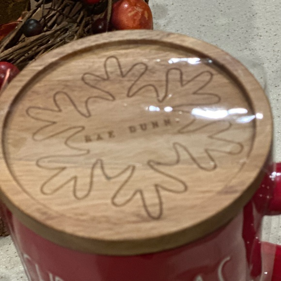 NEW Rae Dunn “Christmas Cheer” mug with snowflake coaster - Picture 2 of 2